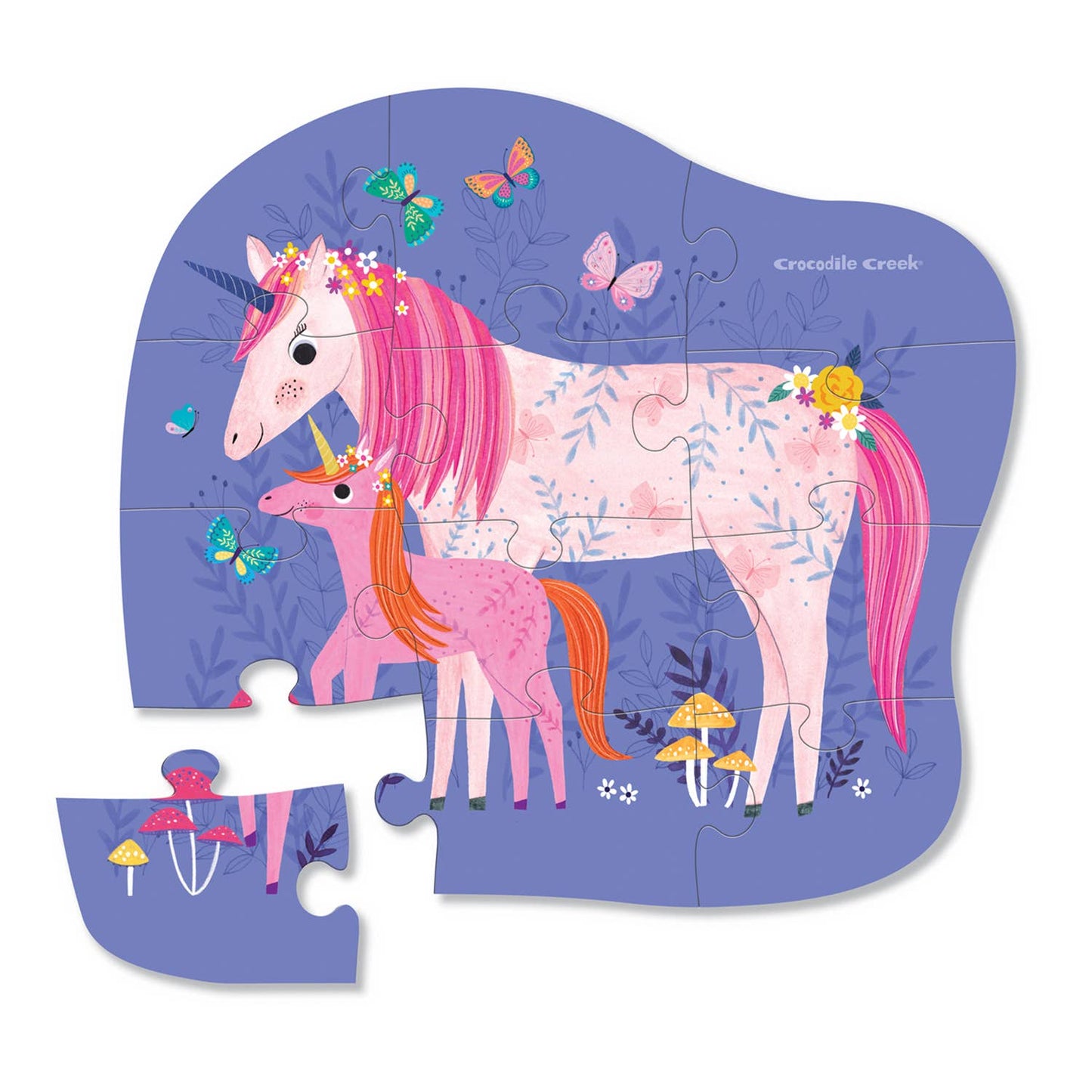 Crocodile Creek 12-pc Mini Puzzle - Unicorn Magic