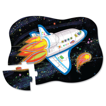 Crocodile Creek 12pc Mini Jigsaw Puzzle - Blast Off