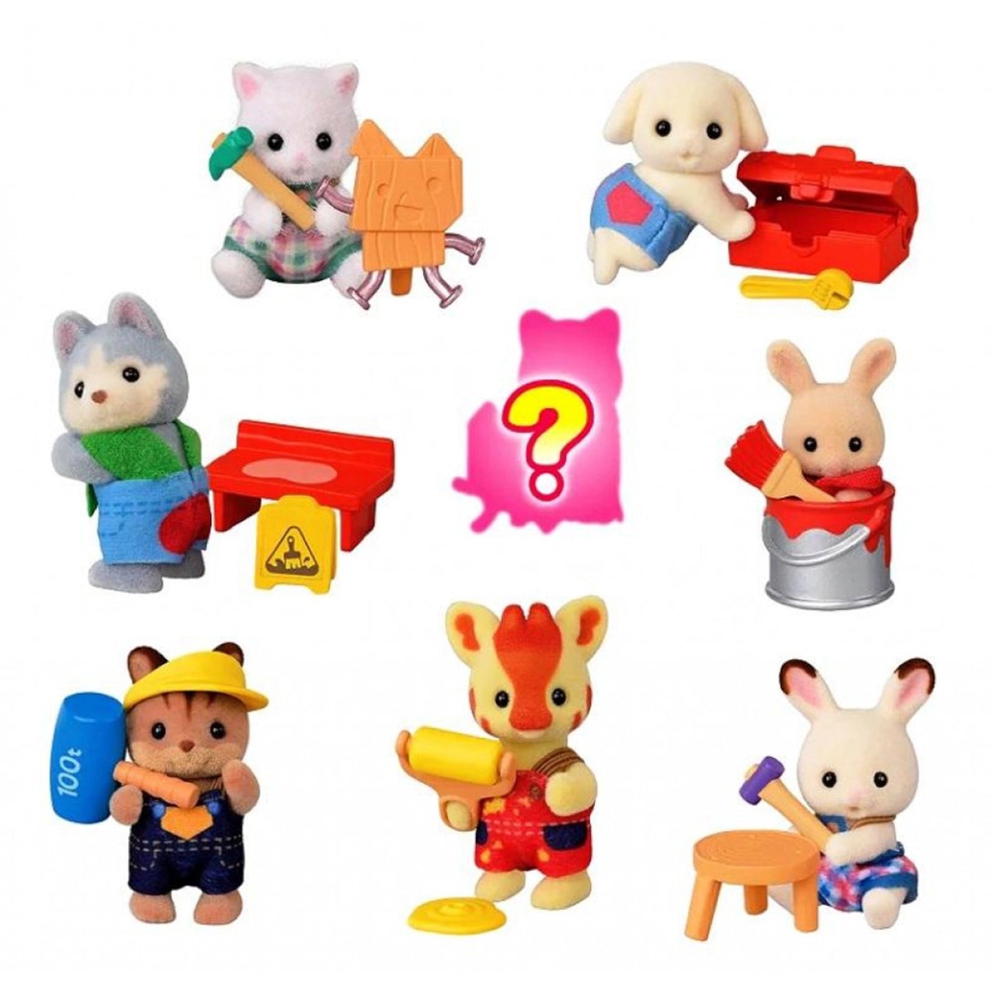 Sylvanian Families Builders Baby Friends Blind Bags