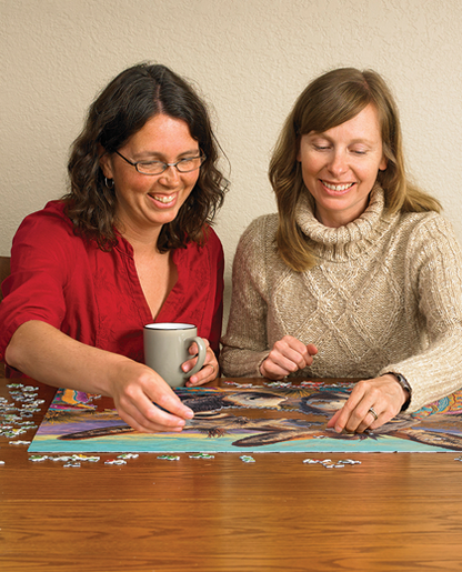 Dos Burros 500 Piece Cobble Hill Puzzle + Poster