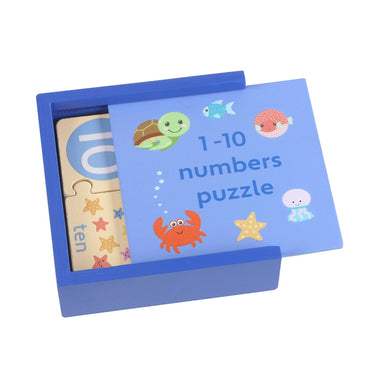 Sea Life Numbers Puzzle in a box