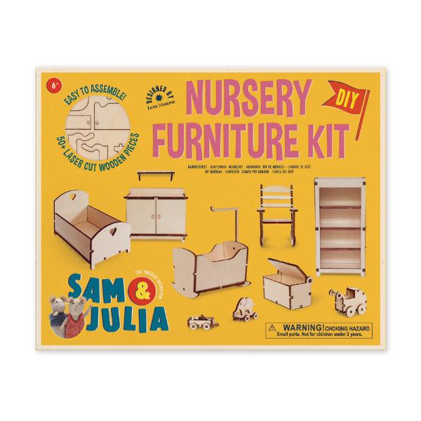 Dollhouse Furniture Kit - Nursery (Scale 1:12)