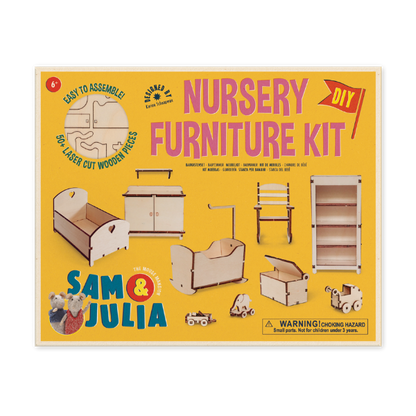 Dollhouse Furniture Kit - Nursery (Scale 1:12)