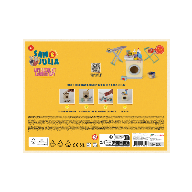 Sam & Julia - Mini Scene Kit - Laundry Day