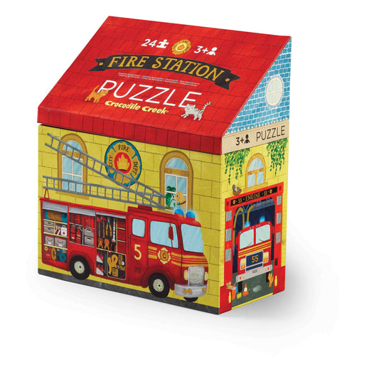 Crocodile Creek 24pc Jigsaw Puzzle - Fire House