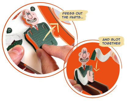 Build Your Own Wallace & Gromit Rocket - Eco-Friendly Kit