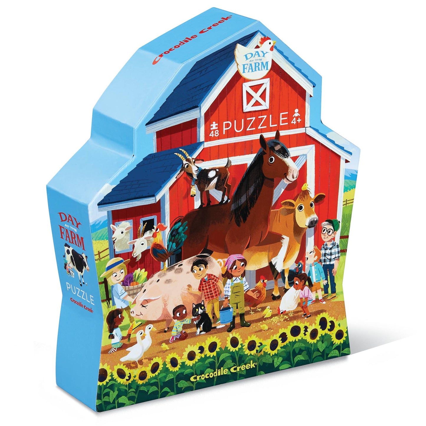 Crocodile Creek 48pc Jigsaw Puzzle -Day at the Farm