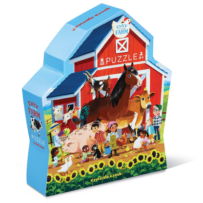 Crocodile Creek 48pc Jigsaw Puzzle -Day at the Farm