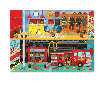 Crocodile Creek 24pc Jigsaw Puzzle - Fire House