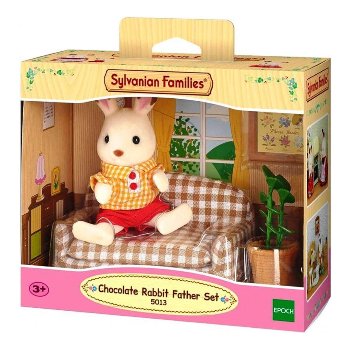 Sylvanian Families Chocolate Rabbit Father Set