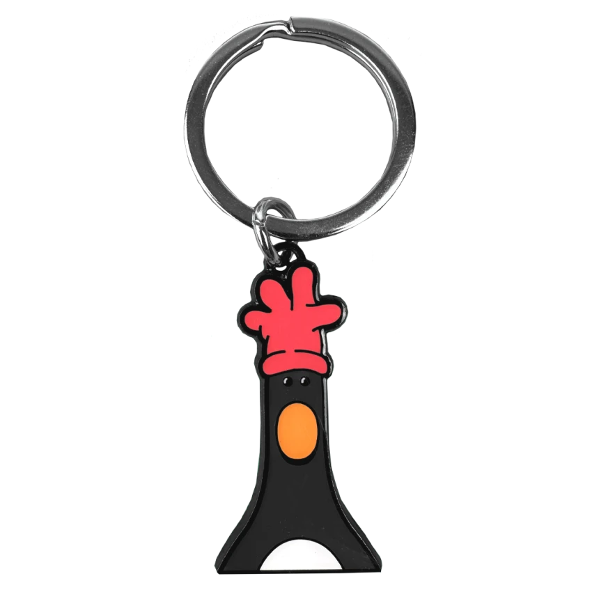 Wallace and Gromit - Feathers Head Keyring