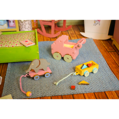 Dollhouse Furniture Kit - Nursery (Scale 1:12)