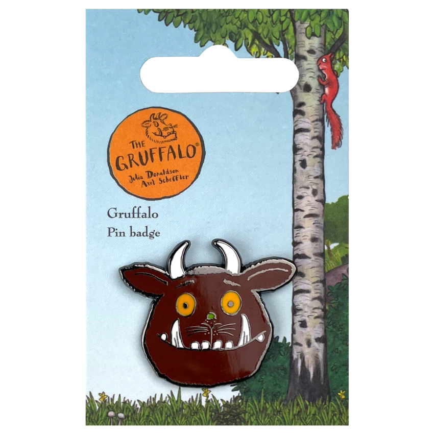 The Gruffalo Face Pin Badge
