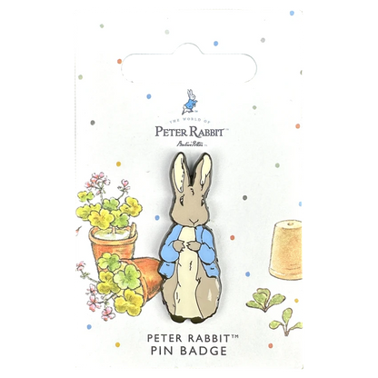Peter Rabbit Standing Pin Badge