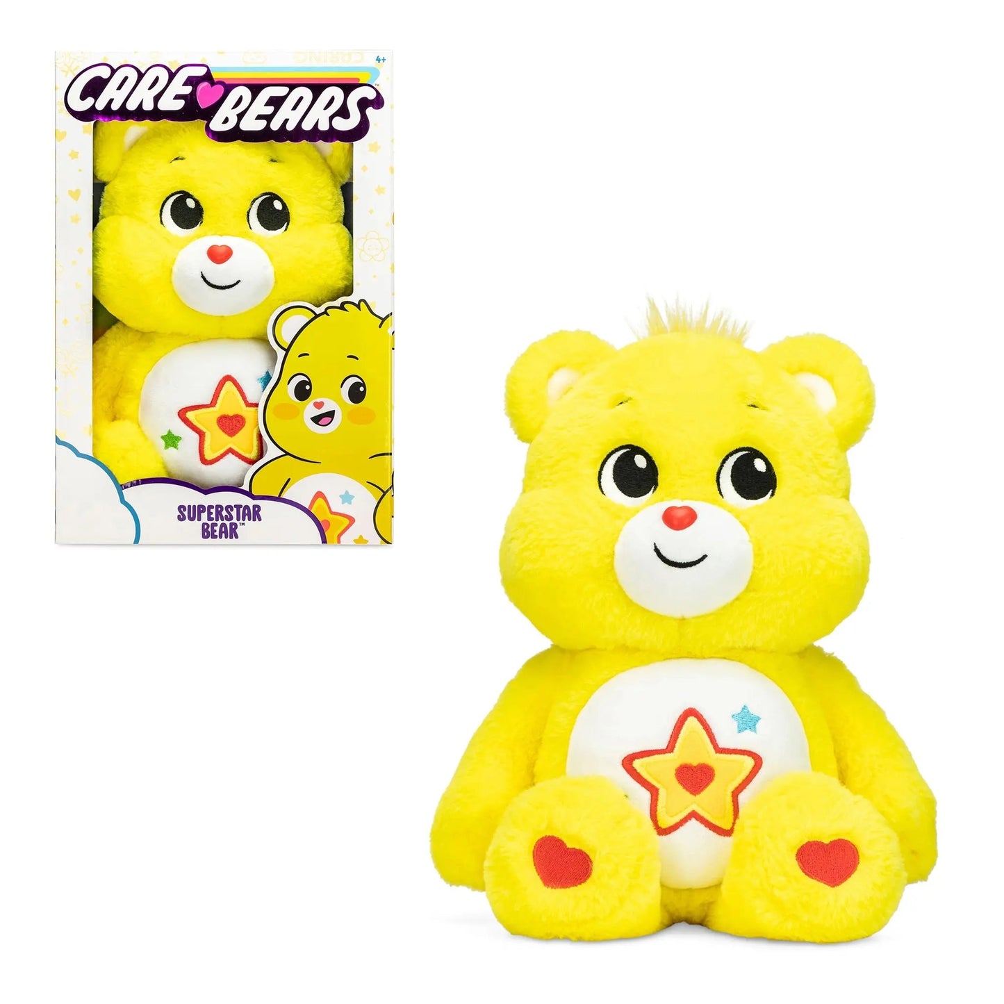 Care Bears 14" - Superstar Bear - ABGee - The Forgotten Toy Shop
