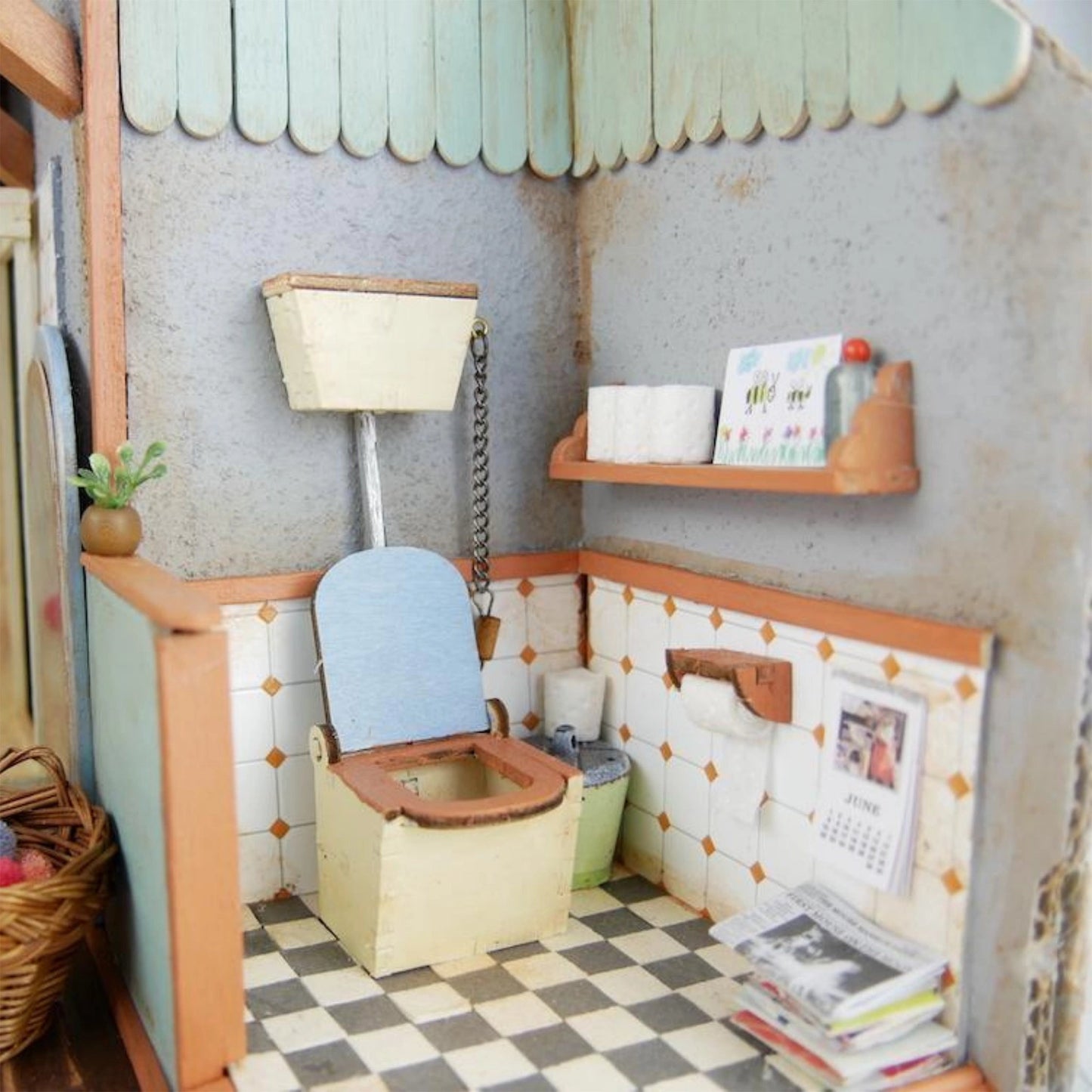 The Mouse Mansion Furniture Kit - Bathroom - Het Muizenhuis - The Forgotten Toy Shop